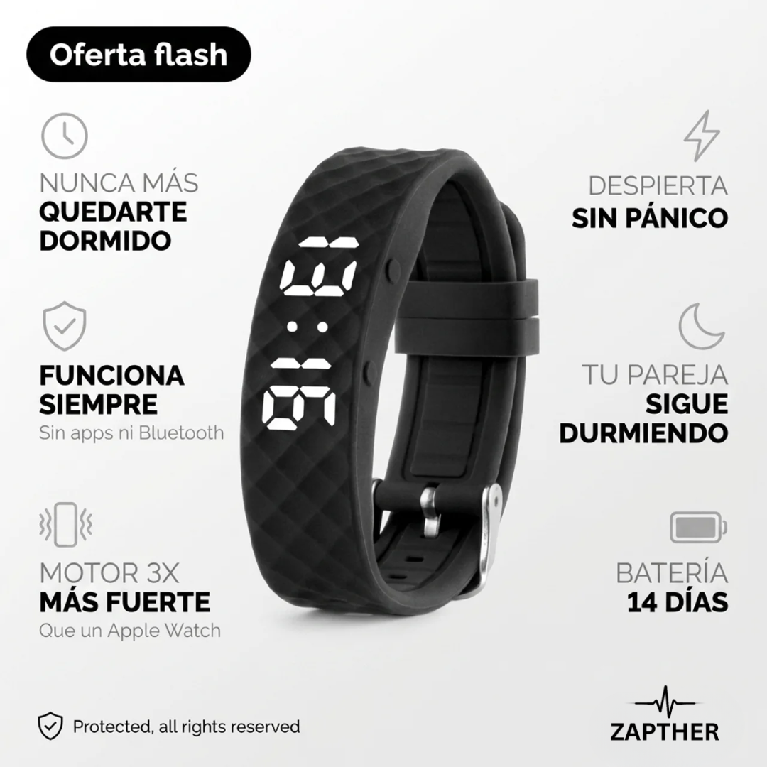 Zapther™ La alarma silenciosa que solo tú sientes.