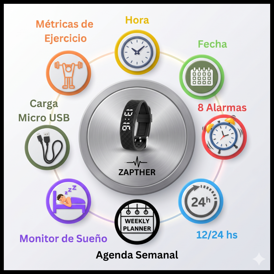 Zapther™ Despierta sin molestar. Organiza tu día sin estrés.