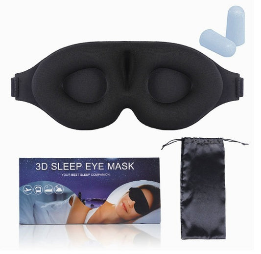 Máscara de Sueño Profundo 3D: bloquea luz mientras la pulsera te despierta sin molestar al entorno.